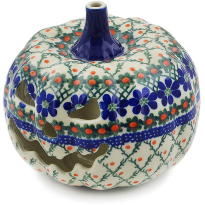 Jack O Lantern Candle Holder 6"