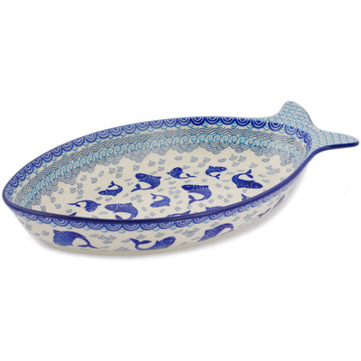 Fish Shaped Platter 13"
