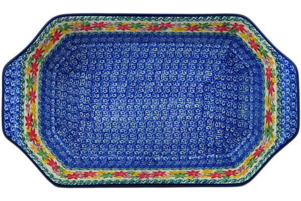 Rectangular Baker with Handles 14"