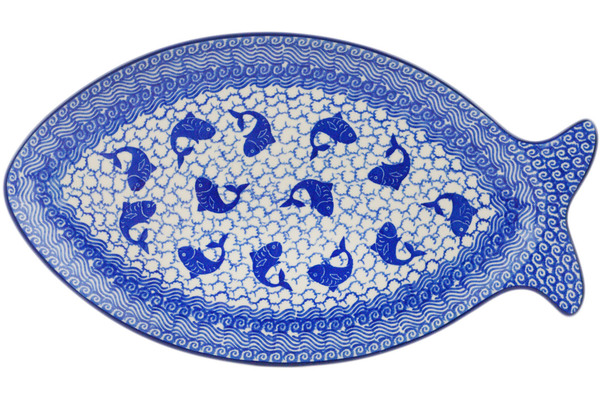 Fish Shaped Platter 14"