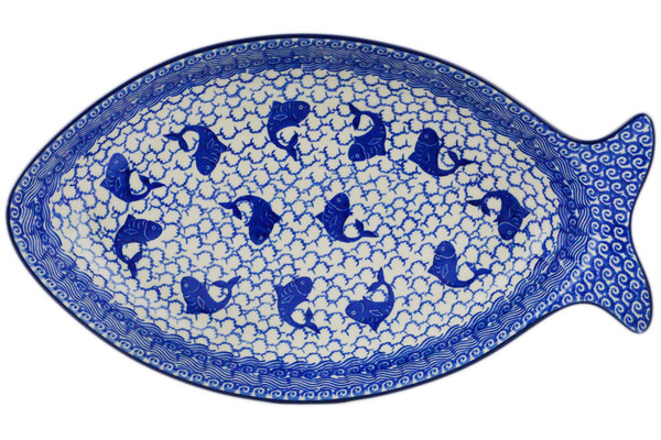 Fish Shaped Platter 13"