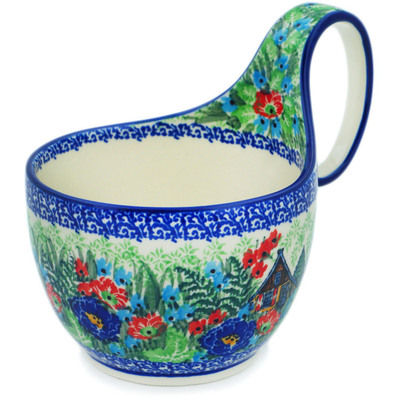 Bowl with Loop-Handle 6"