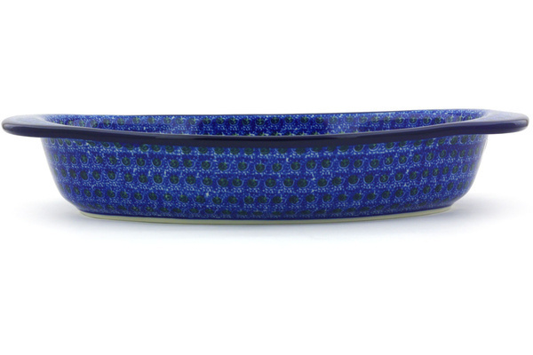 Oval Baker with Handles 13"