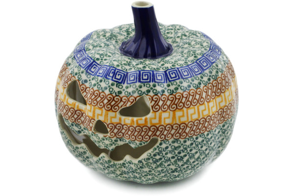 Jack O Lantern Candle Holder 7"