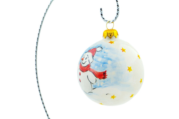 Christmas Ball Ornament 4"