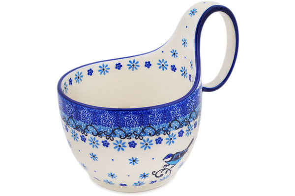 Bowl with Loop-Handle 6"