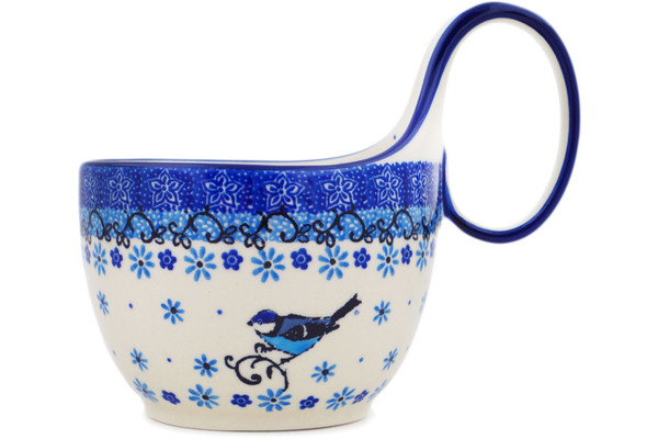 Bowl with Loop-Handle 6"