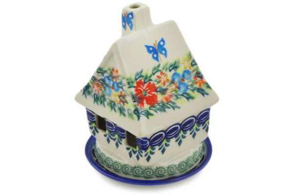 House Shaped Candle Holder 5"