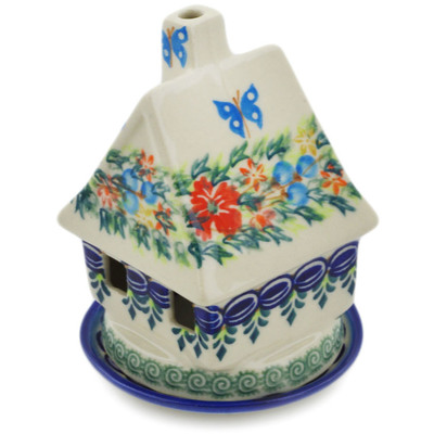 House Shaped Candle Holder 5"