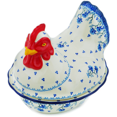 Hen Shaped Jar 9"