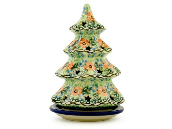 Christmas Tree Candle Holder 7"