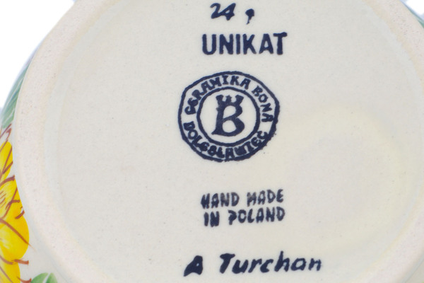 Jar with Lid and Handles 8"