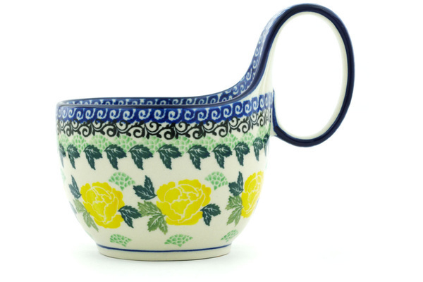 Bowl with Loop-Handle 6"