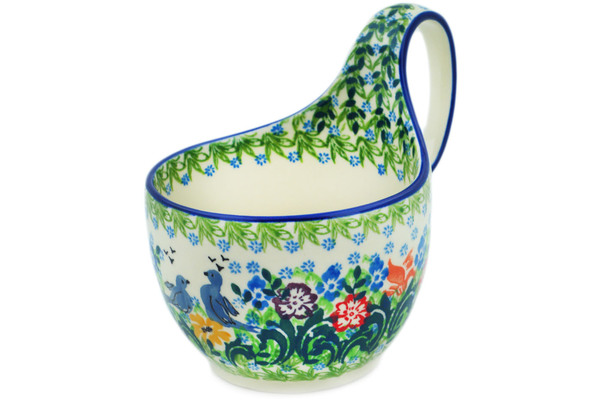 Bowl with Loop-Handle 6"