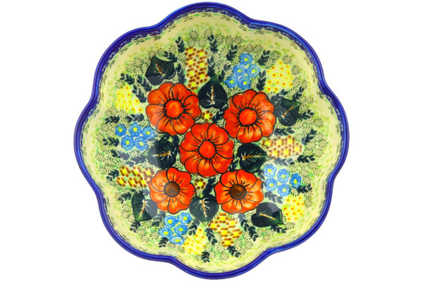 Scalloped Fluted Bowl 10"