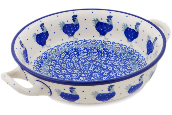 Round Baker with Handles 8"