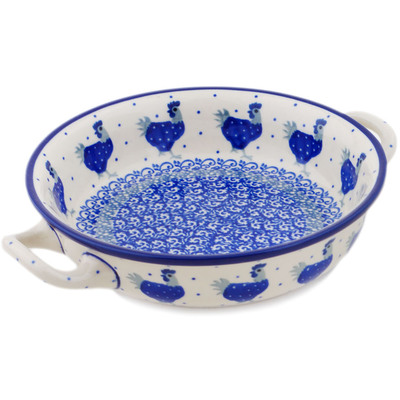 Round Baker with Handles 8"