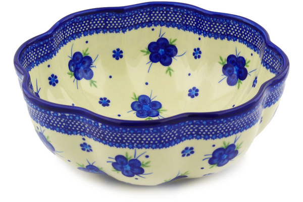 Scalloped Fluted Bowl 10"