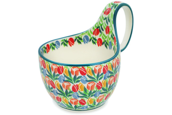 Bowl with Loop-Handle 6"