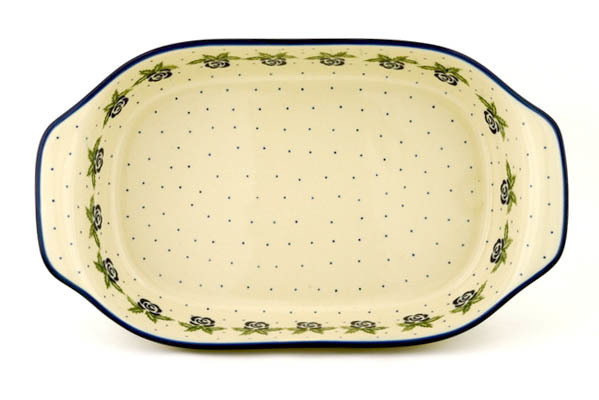 Rectangular Baker with Handles 14"