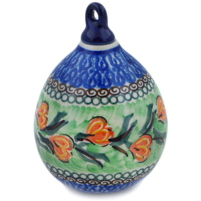 Christmas Ball Ornament 4"