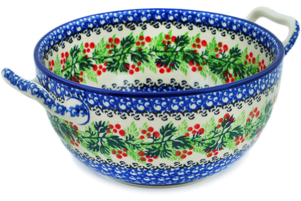 Bowl with Handles 8"