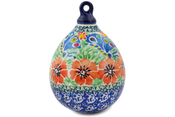 Christmas Ball Ornament 4"