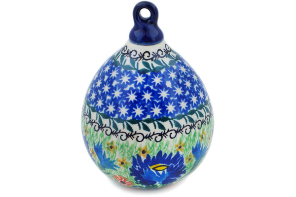 Christmas Ball Ornament 4"