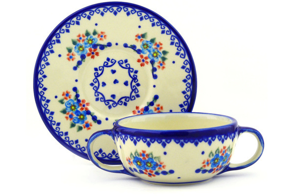 Bouillon Cup with Saucer 13 oz