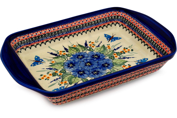 Rectangular Baker with Handles 16"