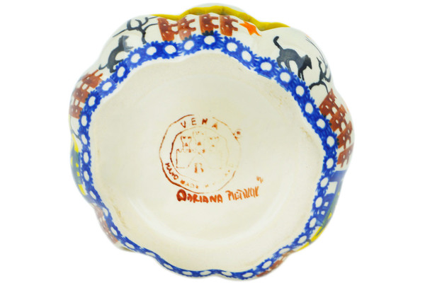 Jack O Lantern Candle Holder 7"