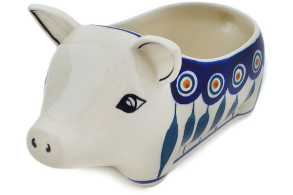 Pig Shaped Jar 6"
