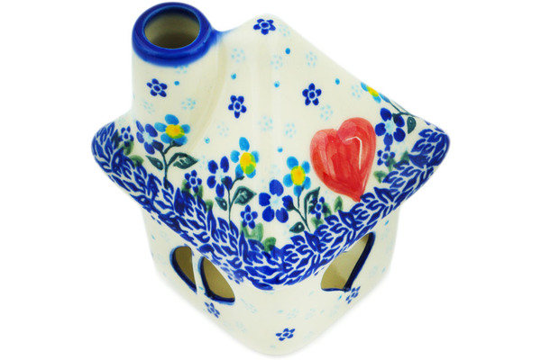 House Shaped Candle Holder 5"