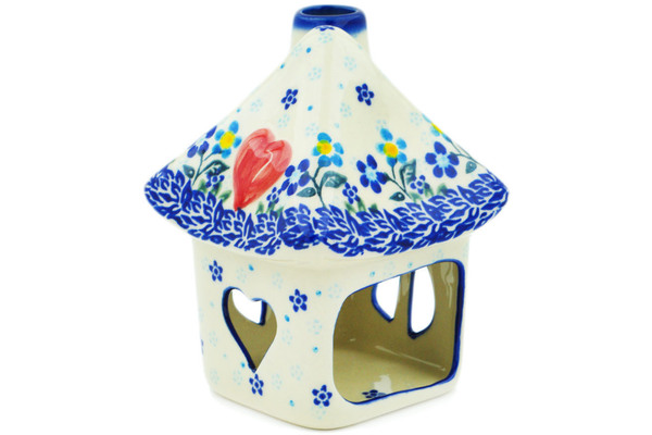 House Shaped Candle Holder 5"