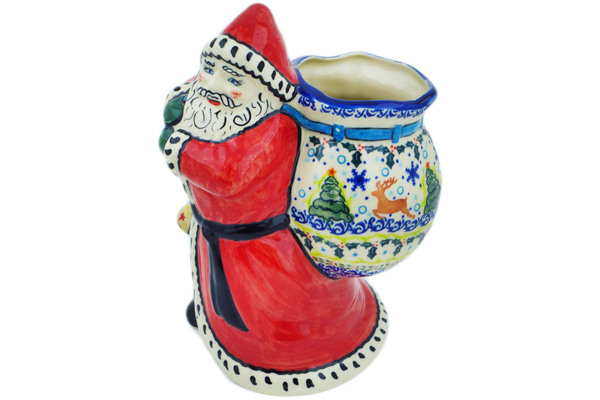 Santa Shaped Jar 9"