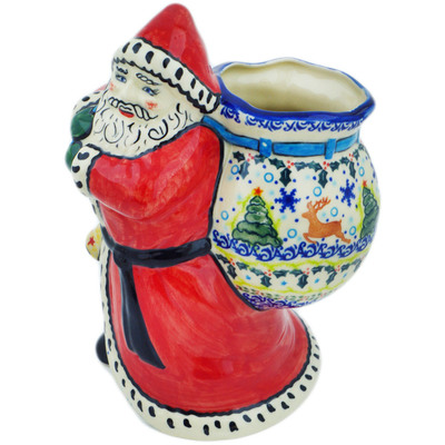 Santa Shaped Jar 9"