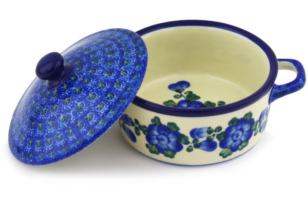 Jar with Lid and Handles 5"