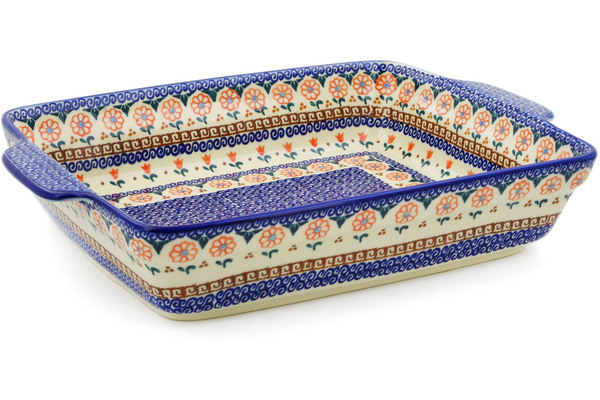 Rectangular Baker with Handles 15"