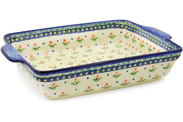 Rectangular Baker with Handles 15"
