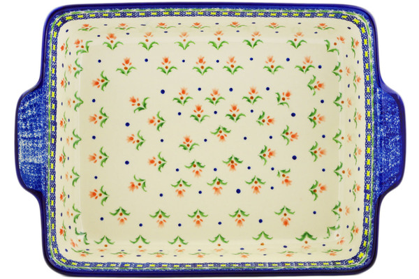 Rectangular Baker with Handles 15"