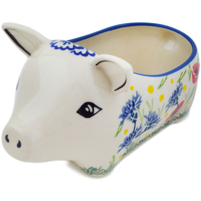 Pig Shaped Jar 6"