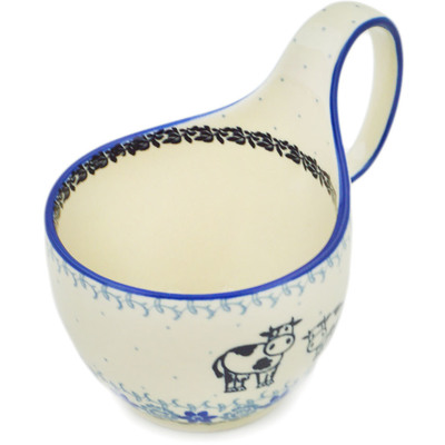 Bowl with Loop-Handle 6"