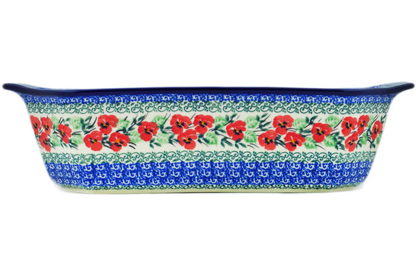 Rectangular Baker with Handles 14"