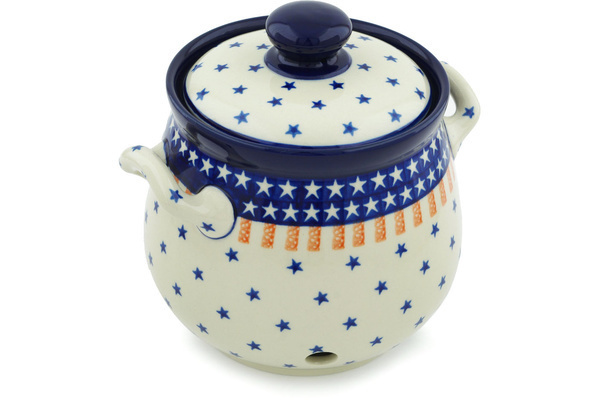 Garlic and Onion Jar 7"