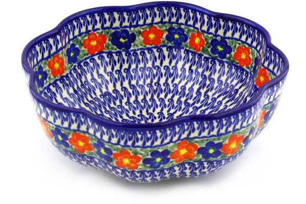 Scalloped Fluted Bowl 10"