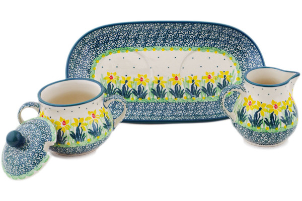 Sugar and Creamer Set 10"