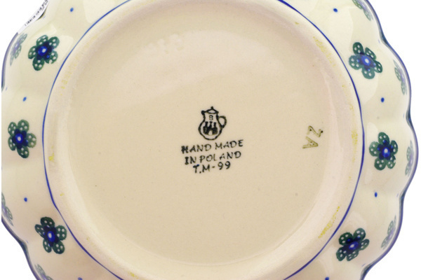 Scalloped Fluted Bowl 7"