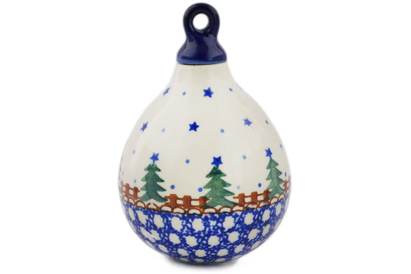 Christmas Ball Ornament 4"