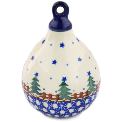 Christmas Ball Ornament 4"