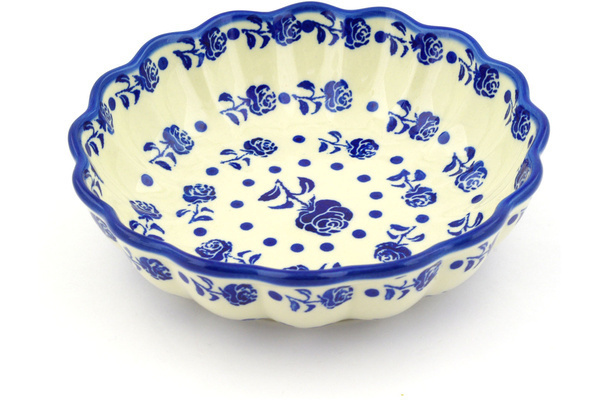 Scalloped Fluted Bowl 7"